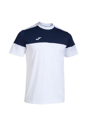 CREW - Camiseta estampada - blanc bleu