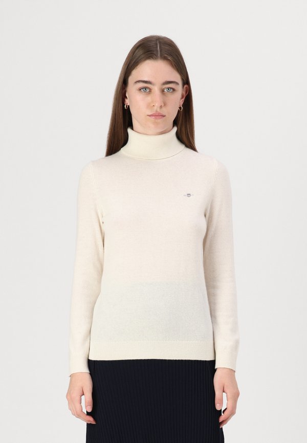 EXTRAFINE ROLLNECK - Jumper - cream