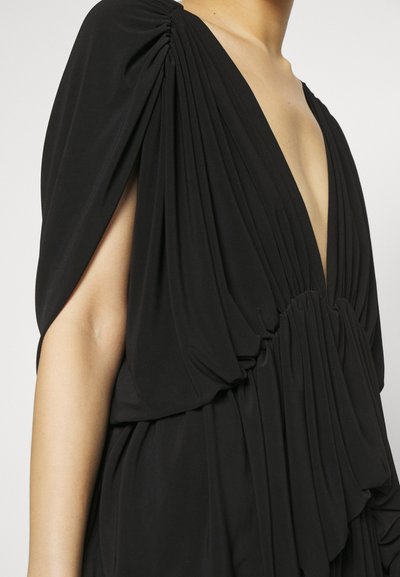 Norma Kamali TIERED - Robe en jersey - black