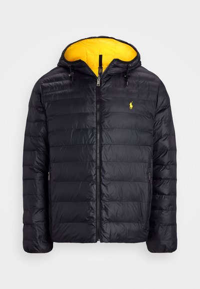 Polo Ralph Lauren THE COLDEN REVERSIBLE JACKET - Žieminė striukė - black/slicker yellow