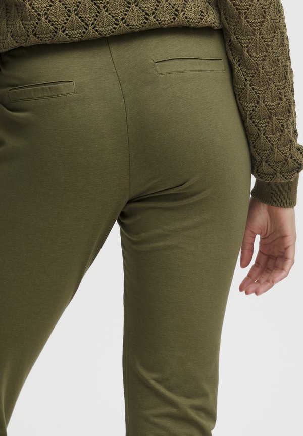BYPANDINA - Tracksuit bottoms - burnt olive2