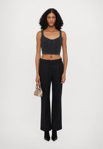 Ksubi DAUPHINE BUSTIER SHADOW - Top - black