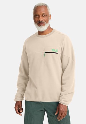 FIND THE WILD CREWNECK  - Sweat polaire - oyster