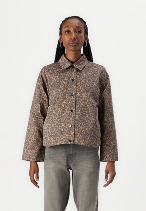 Noisy May NMHILL LEO JACKET - Denim jacket - multi-coloured