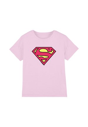 Warner Brothers, DC SUPERMAN CLASSIC LOGO UNISEX - Print T-shirt - pink
