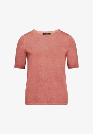 Betty Barclay, BETTY BARCLAY KURZARM STRICKPULLOVER - T-shirts basic - light mahogany