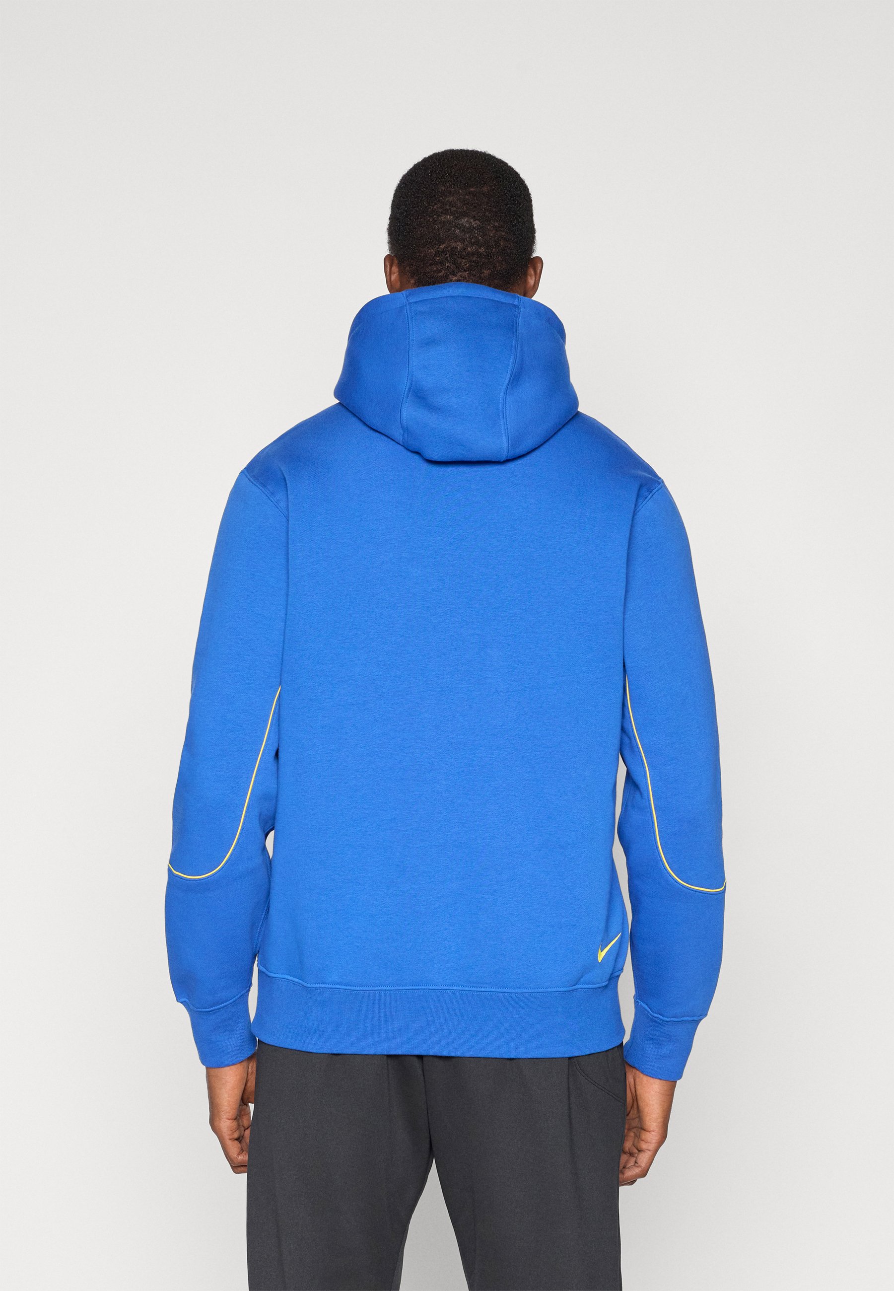 royal blue and yellow nike hoodie