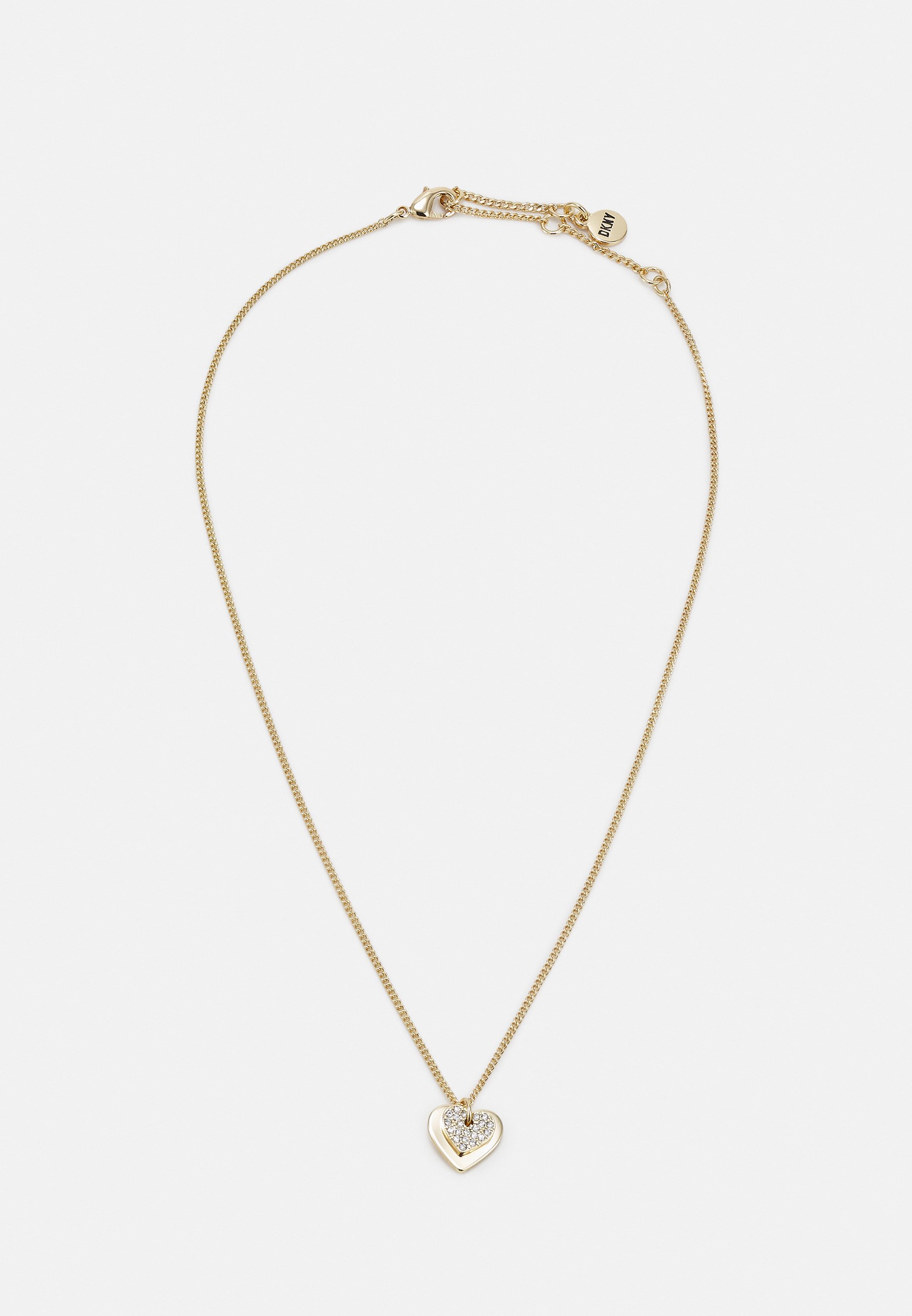 DKNY LAYERED HEART PENDANT - Necklace 