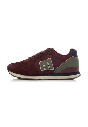 Baskets basses - bordeaux melange