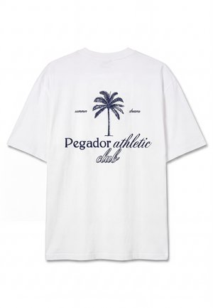 Pegador, ZARASAI HEAVY OVERSIZED TEE - Μπλουζάκι με στάμπα - white