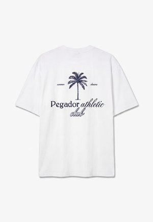 Pegador, ZARASAI HEAVY OVERSIZED TEE - Μπλουζάκι με στάμπα - white