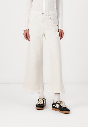 WIDE LEG CROP OAT - Wide leg - milk