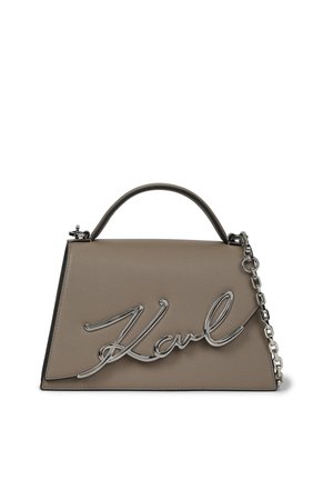KARL LAGERFELD, K/SIGNATURE 2.0 MD CROSSBODY - Handtasche - ash grey