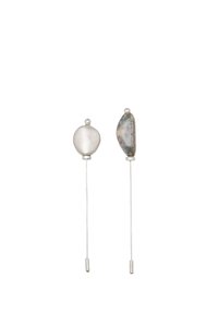 Massimo Dutti - WITH LEAF PIECE 2 PACK - Brooch - blue Thumbnail Image 1