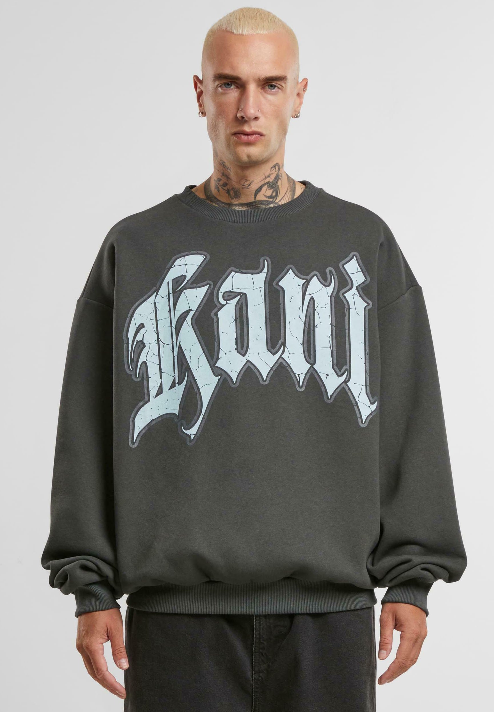 KARL KANI◆カールカナイ Inside Out Crew [Gray] Karl Kani INSIDE OUT CREW - Sudadera - grey/gris - Zalando.es
