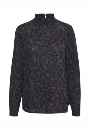 Kaffe KATINNA  - Bluza - dark blue toffee paisley print