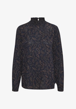 Kaffe KATINNA - Palaidinė - dark blue toffee paisley print
