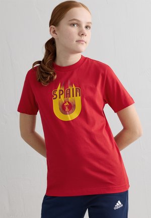 SPAIN TEE YOUTH UNISEX - Αθλητικό μπλουζάκι - better scarlet