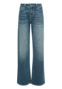 BOBBI BAGGY - Jeans a zampa - dark wash