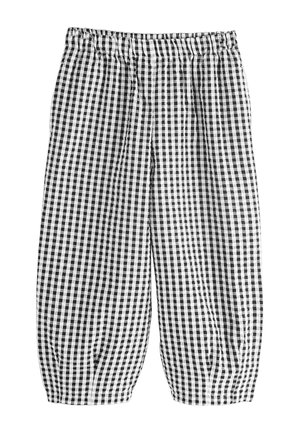 Next REGULAR FIT - PULL ON BARREL  - Nadrágok - black white gingham