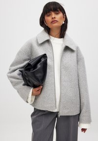 Ľahká bunda - grey melange