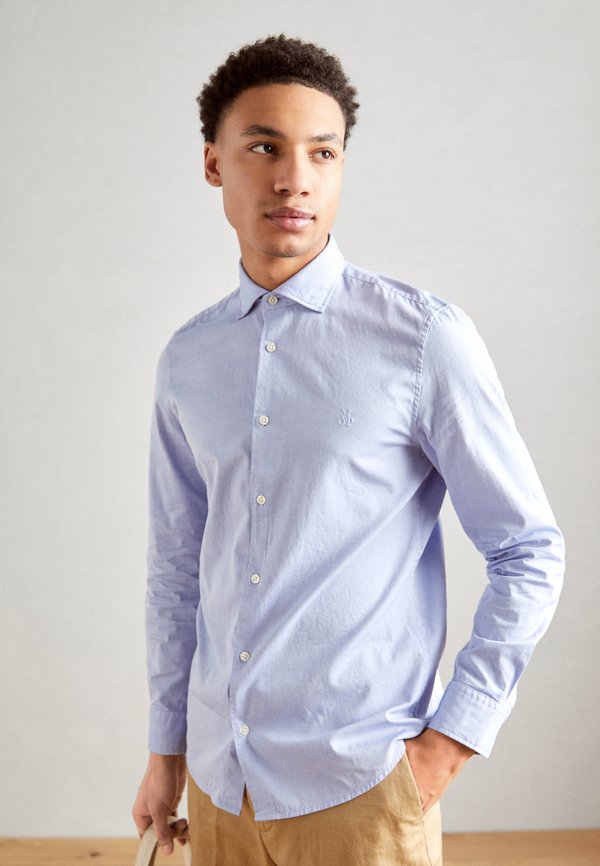SPREAD COLLAR LONG SLEEVE ROUND HEM - Formal shirt