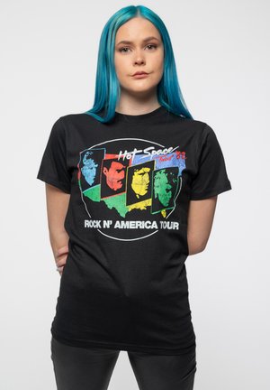 QUEEN HOT SPACE TOUR 1982 - Print T-shirt - black