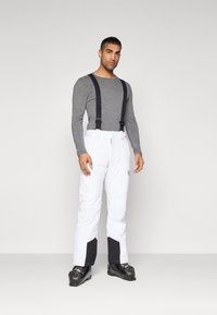 EA7 Emporio Armani KITZBUHEL PANT - Lyžiarske nohavice - white