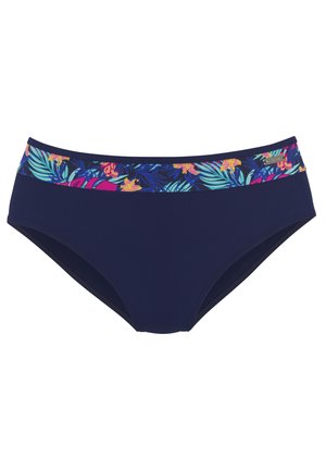 HOSE - Bikini-Hose - navy-pink bedruckt
