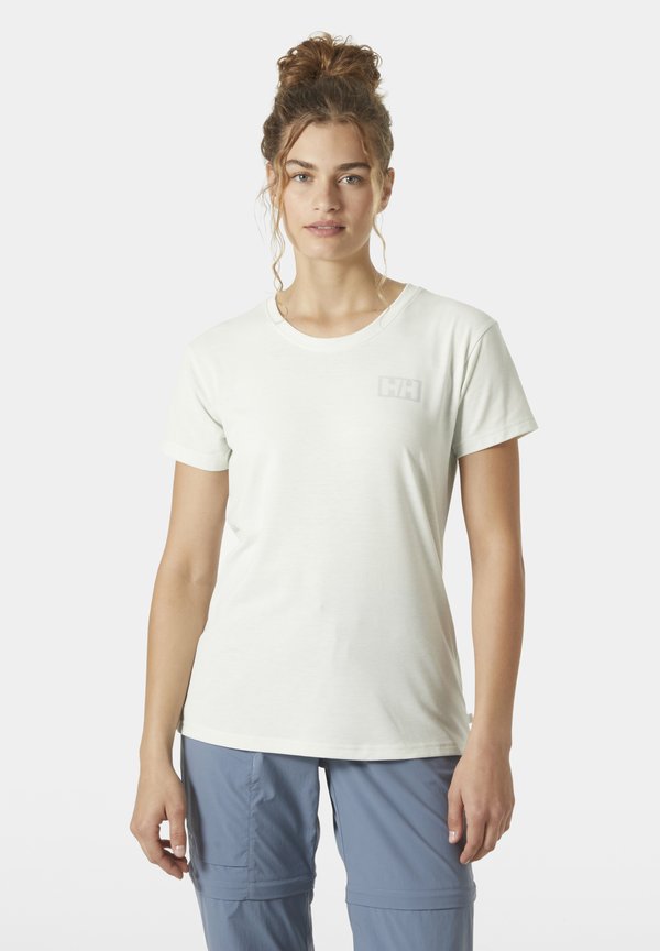 W SKOG GRAPHIC TEE - Print T-shirt - seafoam