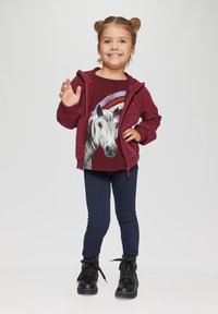 s.Oliver WEICHES MIT FOTOPRINT - Longsleeve - pink