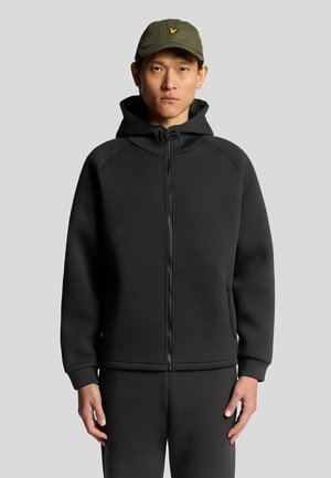 MID LAYERS ZIP THROUGH HOODIE - Sweatjacke - zjet black
