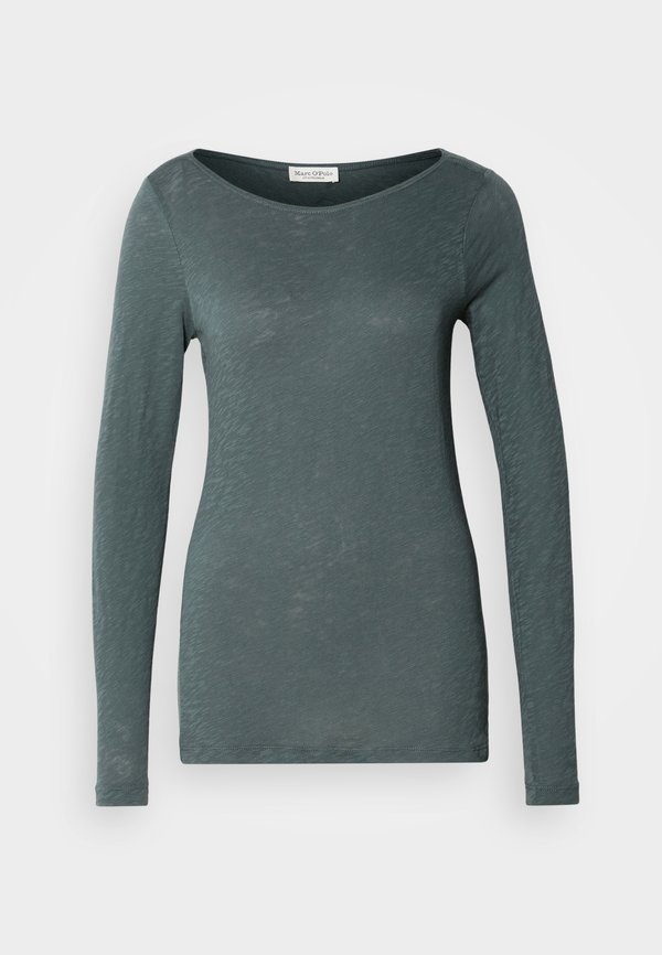 LONG SLEEVE BOAT NECK - Long sleeved top - deep emerald2