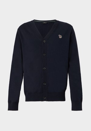 PS Paul Smith, MEN CARDIGAN BUTTON BAD - Vesta na kopčanje - very dark navy