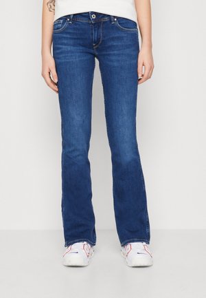 Pepe Jeans, Vaqueros a campana - blue denim