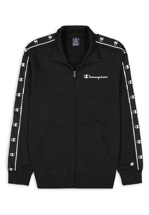 Champion FULL ZIP AMERICAN TAPE - Felpa con zip - black