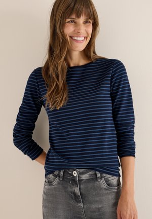GESTREIFTES - T-shirt à manches longues - blau