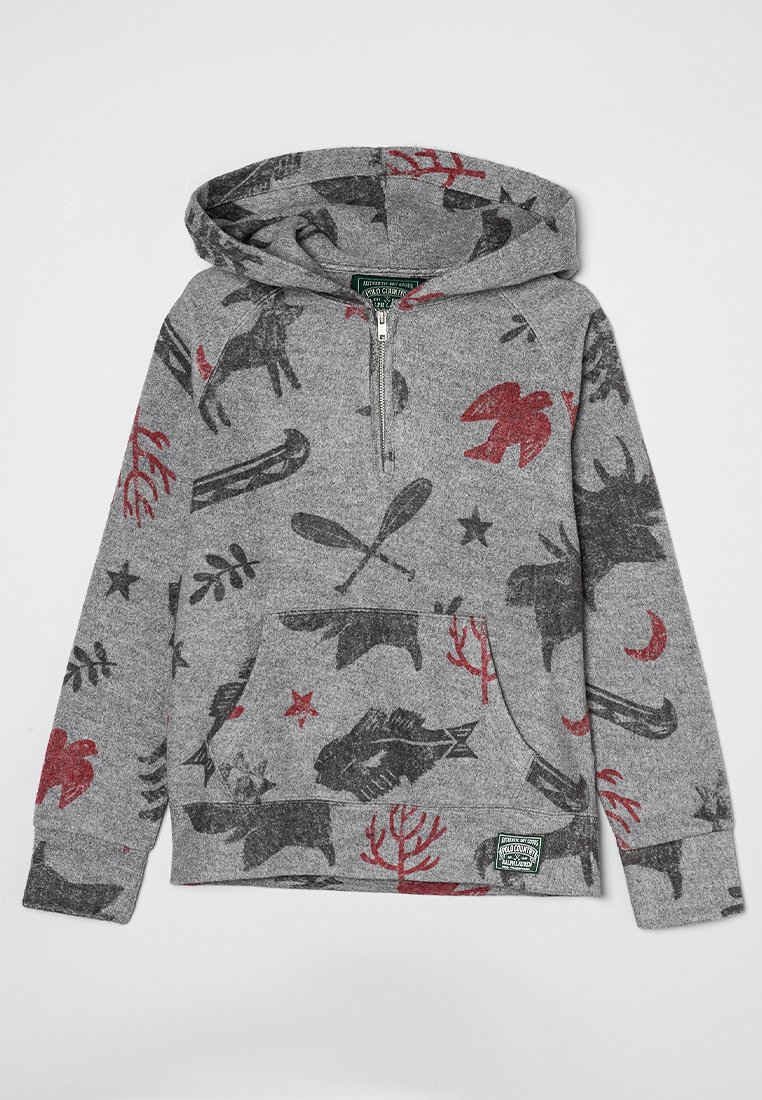 Polo Ralph Lauren Fleece trui grijs Polo Ralph Lauren Fleece trui grijs