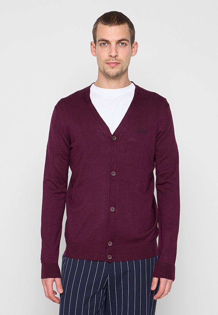 Karl Lagerfeld Vest bordeauxrood Karl Lagerfeld Vest bordeauxrood