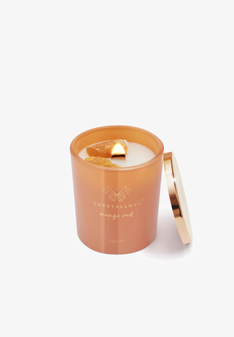 CRYSTALLOVE - MANGO OUD - Bougie parfumée - orange, Agrandir