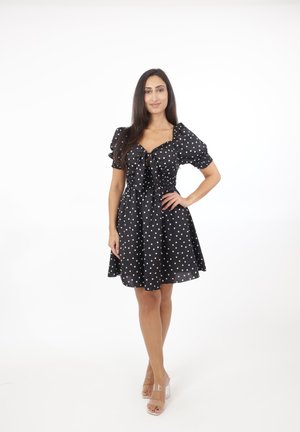 MIDI - Freizeitkleid - schwarz