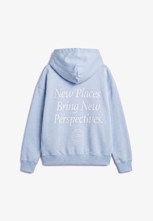 Pegador, JAJCE OVERSIZED HOODIE - Φούτερ με κουκούλα - washed ocean blue