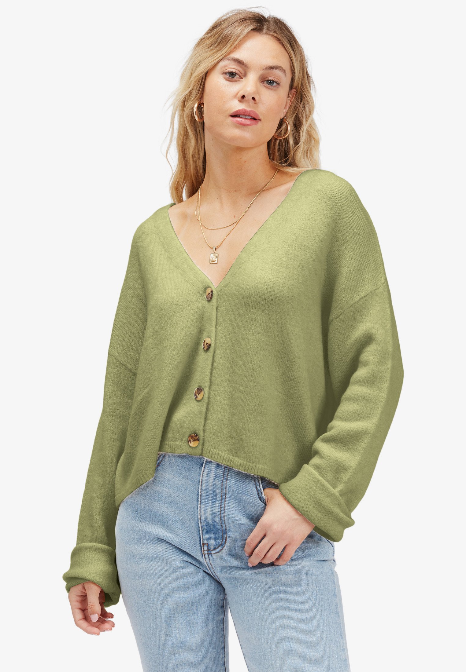 Billabong Cardigan - avocado/green 