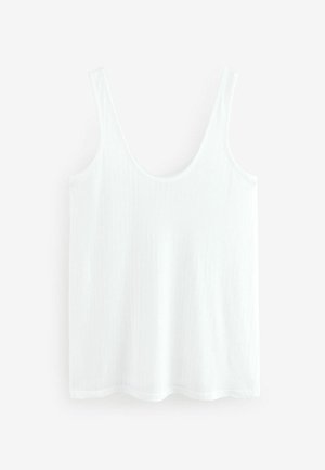Next SCOOP NECK SLOUCH 2 PACK-REGULAR FIT - Viršus - white steel blue