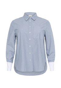 MELINA - Bluza z gumbi - windward blue melange stripe