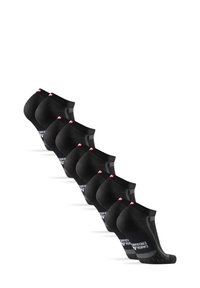 Danish Endurance LONG DISTANCE RUNNING LOW-CUT 5 PACK - Calzini - black grey