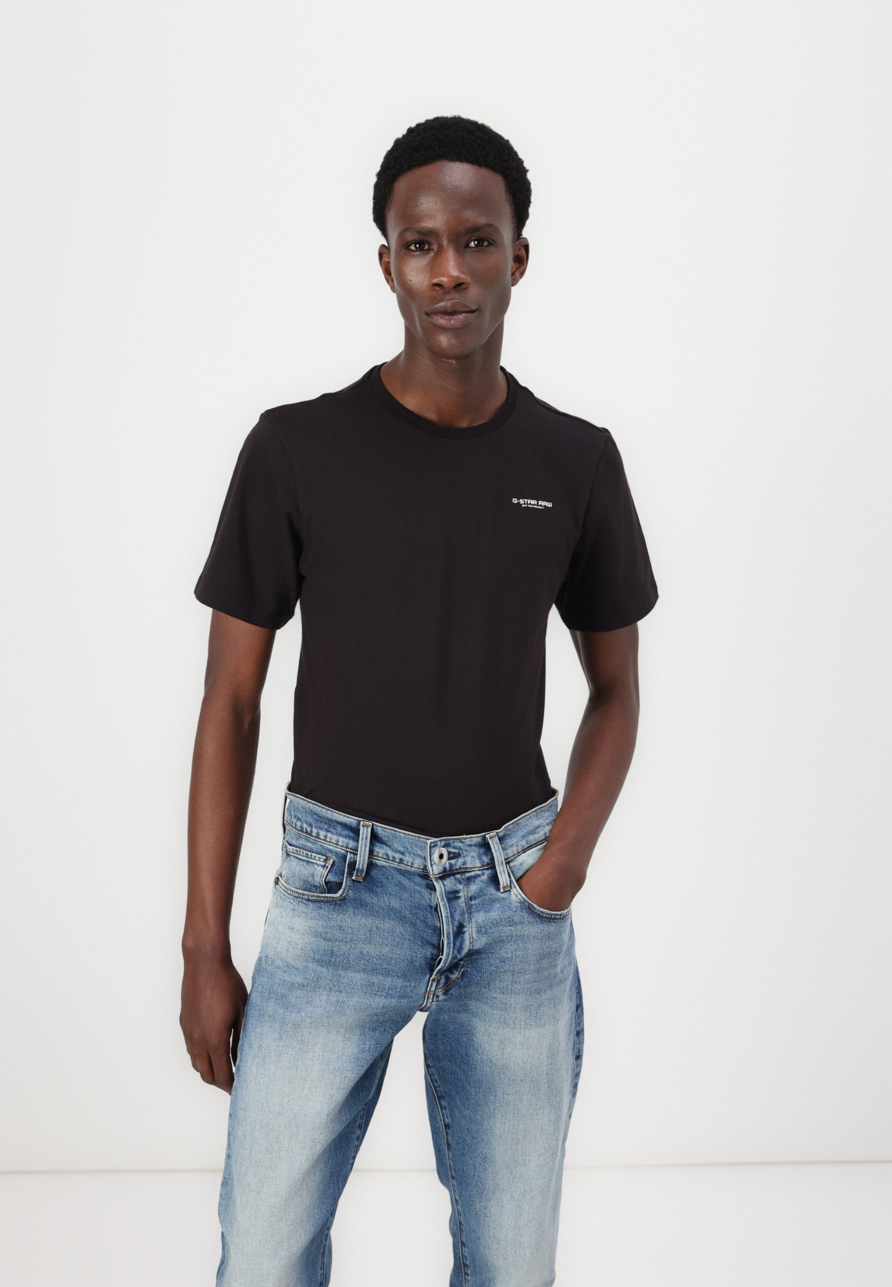G-STAR RAW Herren T-Shirt Mit Hair Illustration – Lässiges Basic-Shirt In Bequemer Passform