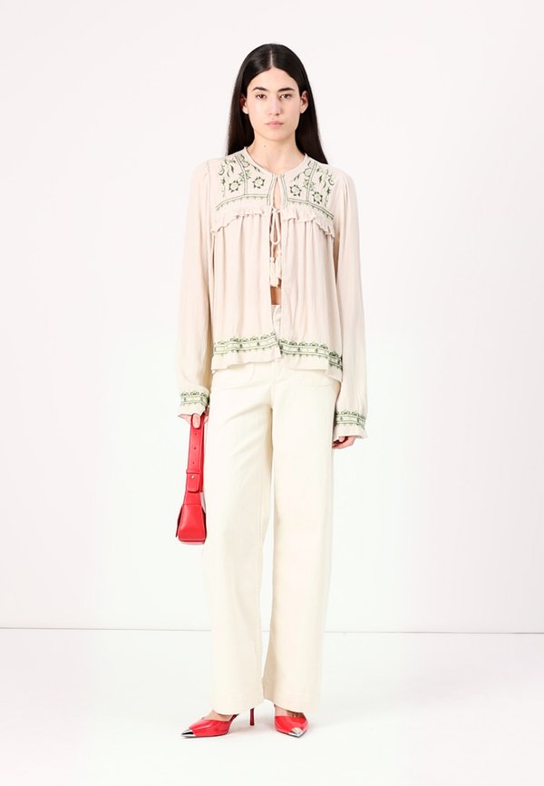 VMKAYLA WIDE POCKET - Wide Leg - ecru2