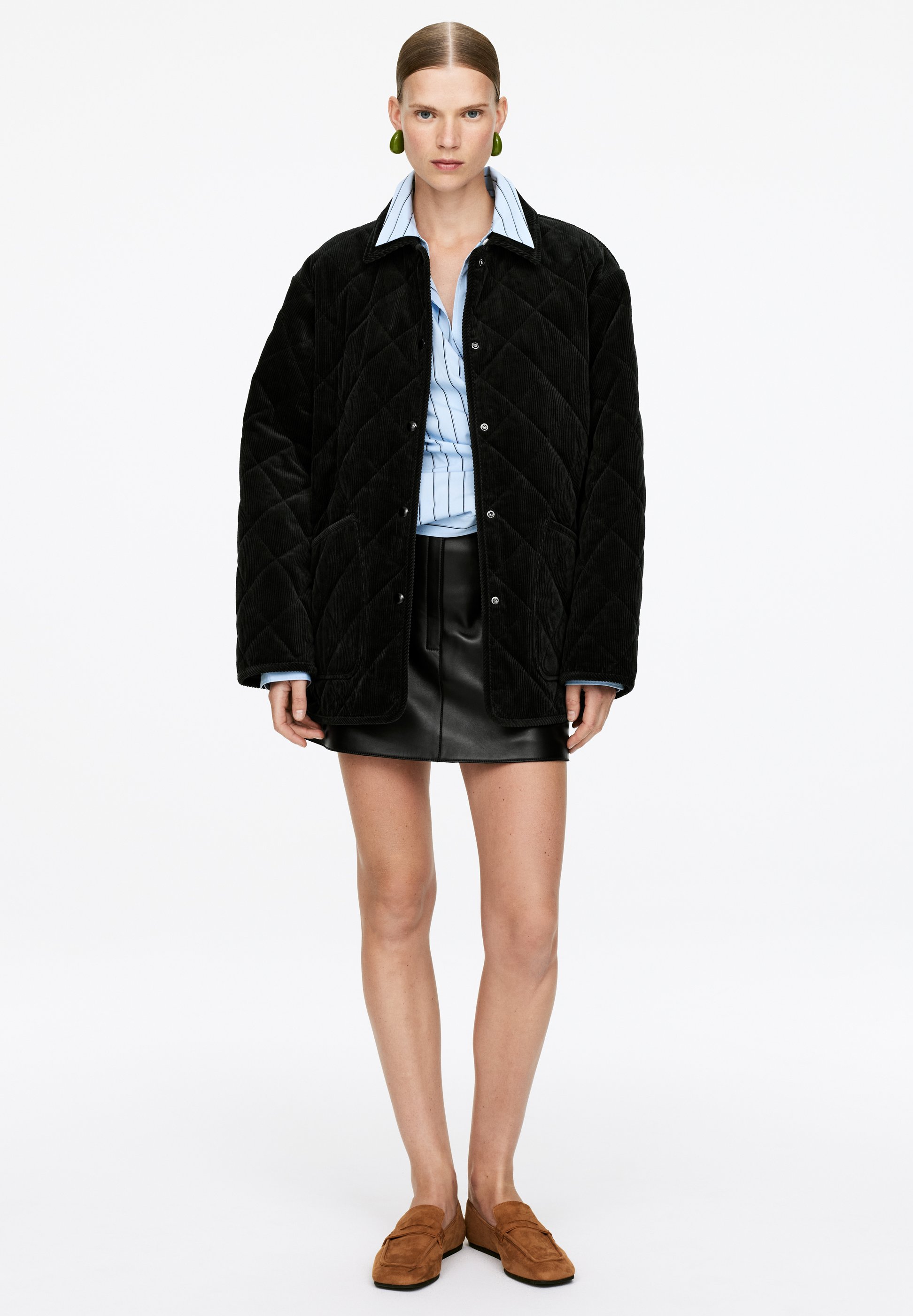 ARKET Short coat - black - Zalando