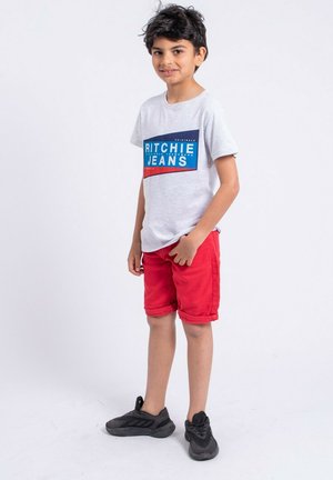 MANCHES COURTES COL ROND NOBLAKE J - T-shirt imprimé - gris clair